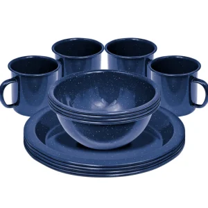 Kitchenware & Tableware<Campfire 12 Piece Enamel Dinner Set