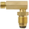 Gas Hoses & Fittings<Companion Adaptor - POL - 3/8" BSP (Right Angle)
