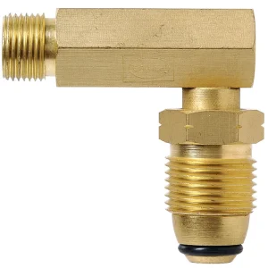 Gas Hoses & Fittings<Companion Adaptor - POL - 3/8" BSP (Right Angle)