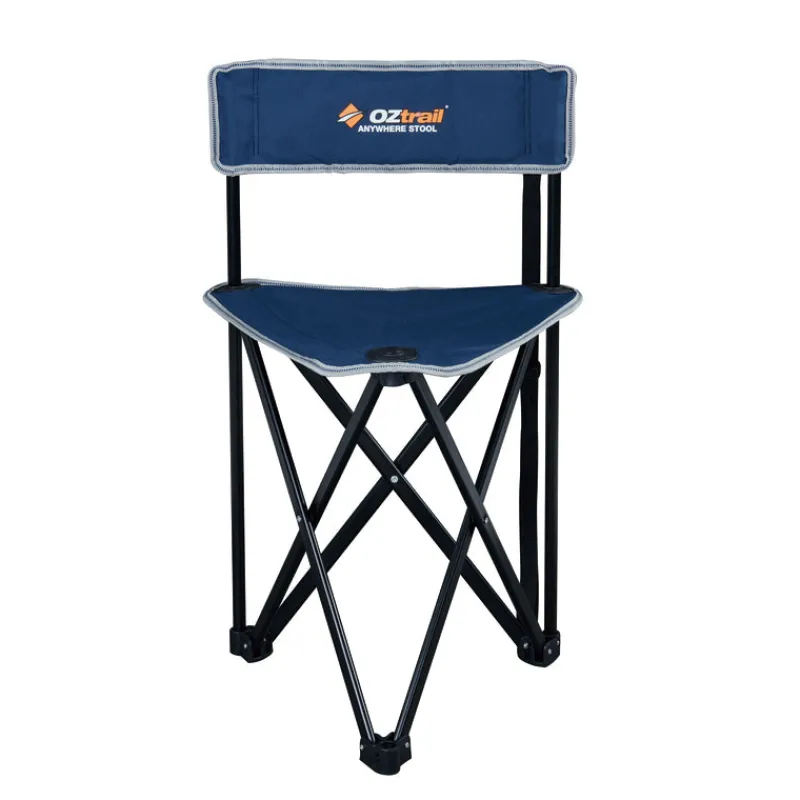 Chairs<OZtrail Anywhere Stool - Navy