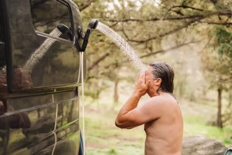 Showers<Companion Aquaheat NXT Shower Head & Hose