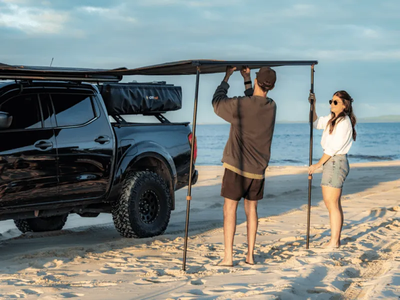Side Awnings<OZtrail Awning 2m x 2.5m - BlockOut