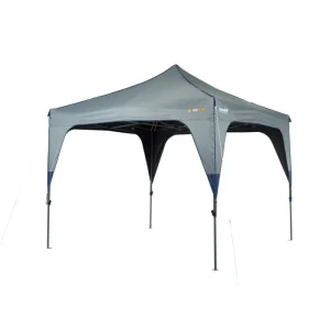 Blockout<OZtrail Blockout Deluxe 3x3 Gazebo - Silver