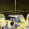 Blockout<OZtrail Blockout Deluxe 3x3 Gazebo - Silver