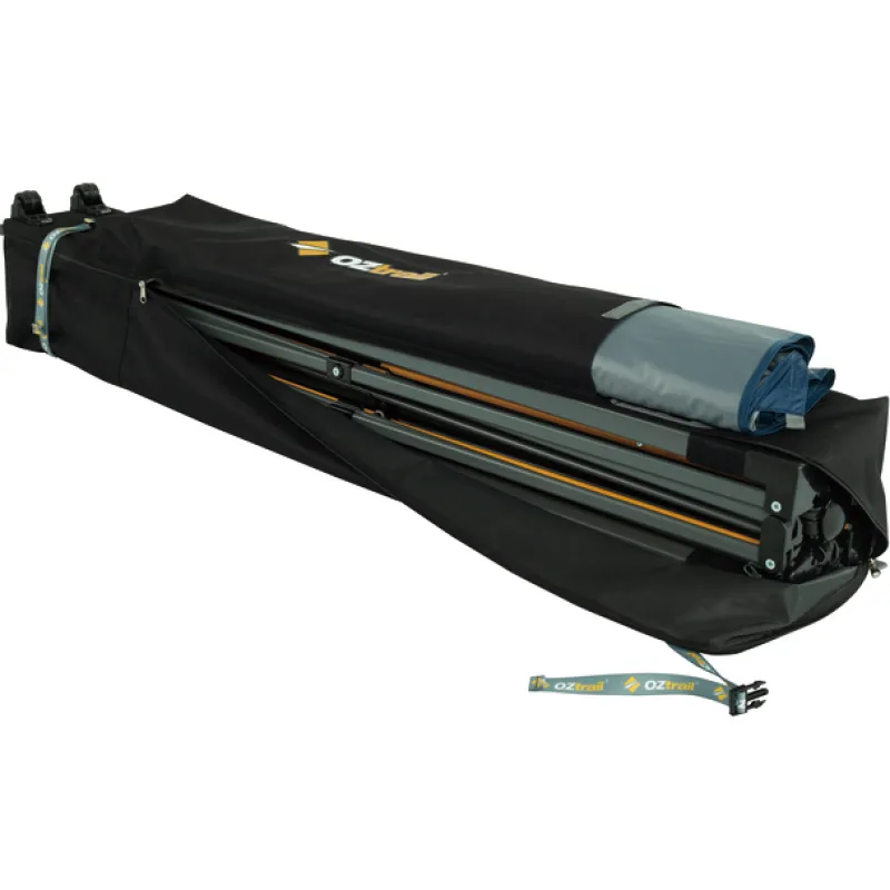 Blockout<OZtrail Blockout Deluxe 3x3 Gazebo - Silver