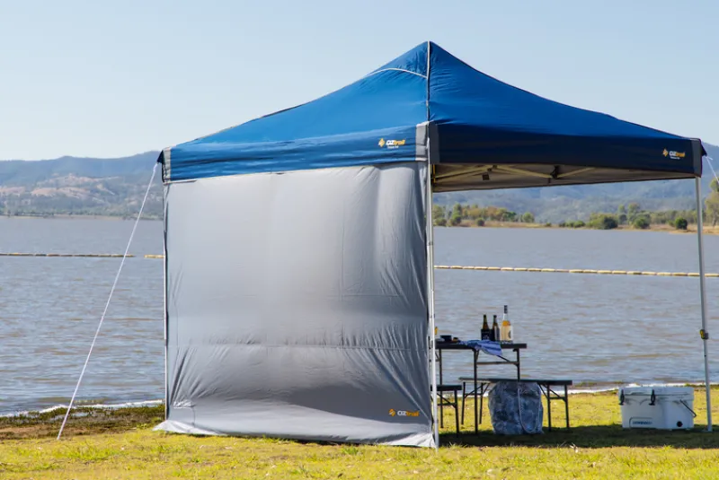 Gazebo Walls<OZtrail Blockout Gazebo Wall Kit 3.0 - Silver