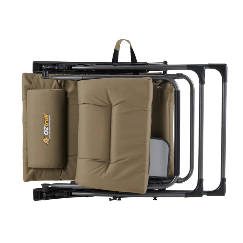 Chairs<OZtrail Brampton Sun Lounge - Tan