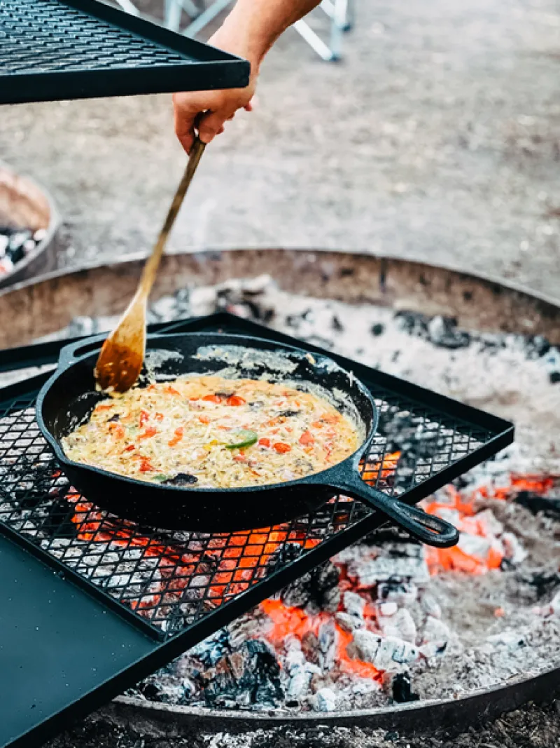 Camp Grills<Campfire Cooking Grill Combo