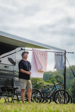 Accessories<Companion Caravan Awning Clothesline