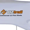 Commercial<OZtrail Commercial Deluxe 3.0 Flexi Shade Gazebo - White
