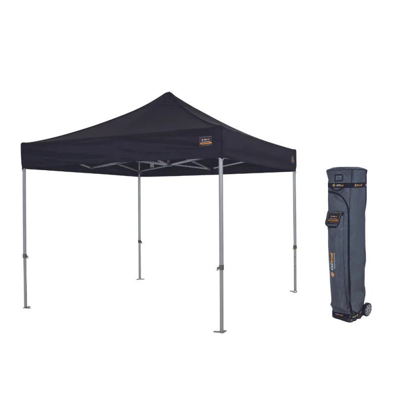 Commercial Pro Series<OZtrail Commercial Pro Aluminium 3.0 Gazebo - Black