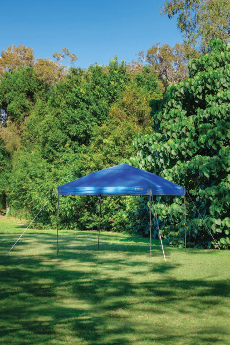 Compact<OZtrail Compact 3.0 Gazebo - Blue