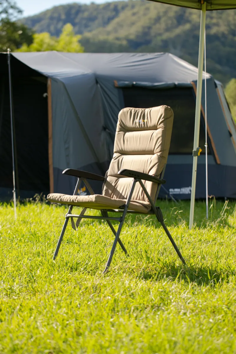Chairs<OZtrail Coolum 5 Position Recliner