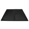 Annex Matting & Privacy Screens<OZtrail Foam Floor Mat Black - 4 Pack
