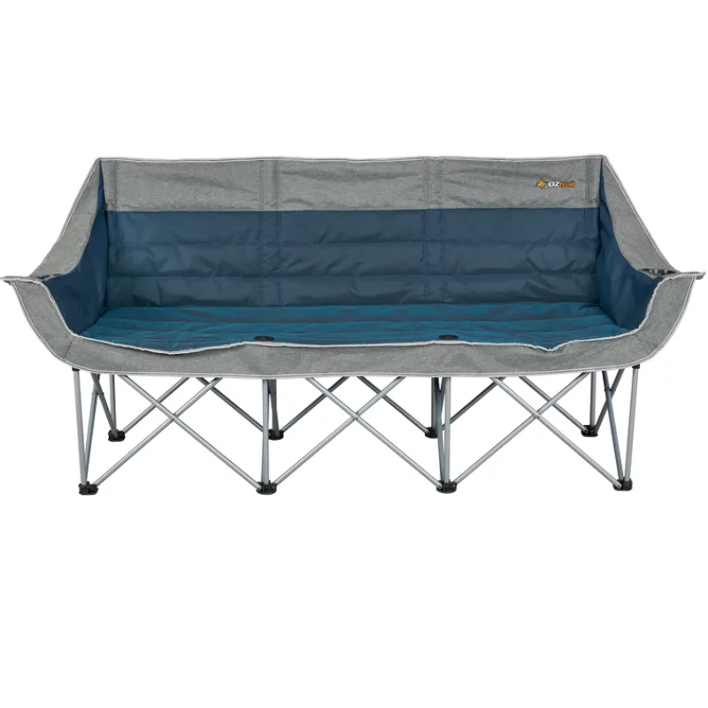 Chairs<OZtrail Galaxy 3 Seater Sofa - Blue