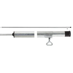 Tent Parts<OZtrail Galvanised Tent Pole with Tee Nut - 198CM