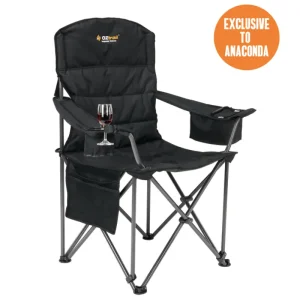 Chairs<OZtrail Getaway Deluxe Chair - Black