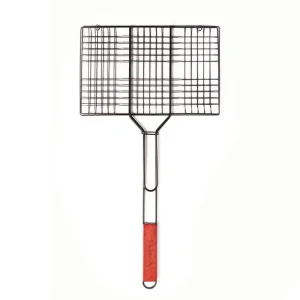 Camp Grills<Campfire Hamburger and Steak Grill Basket