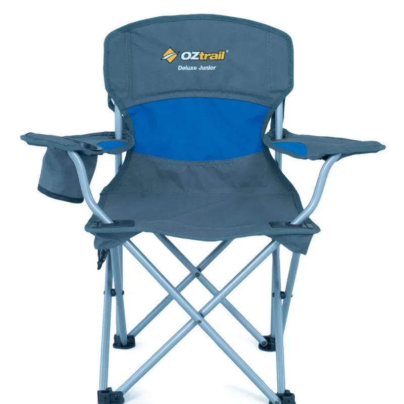 Chairs<OZtrail Junior Deluxe Arm Chair - Blue