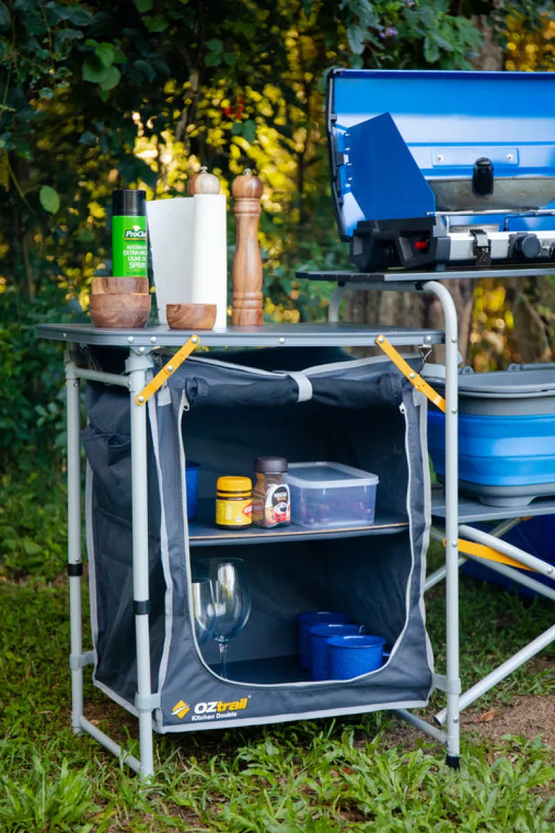 Kitchens & Storage<OZtrail Kitchen Double Pantry