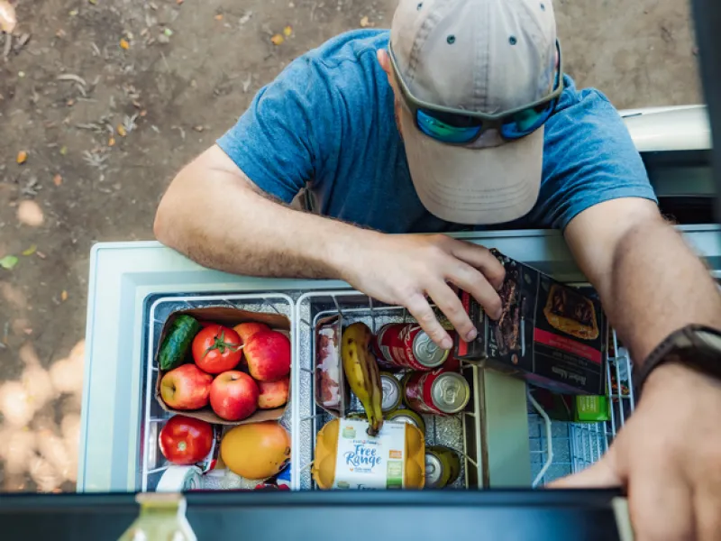Fridges & Freezers<OZtrail 80L Dual Zone Fridge/Freezer