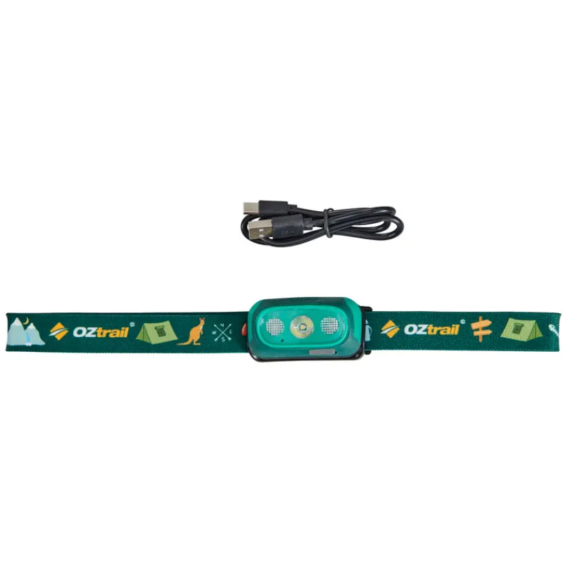 Headlamps<OZtrail 80L Lumos Twinkle Kids Headlamp - Green