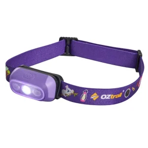 Headlamps<OZtrail 80L Lumos Twinkle Kids Headlamp - Purple