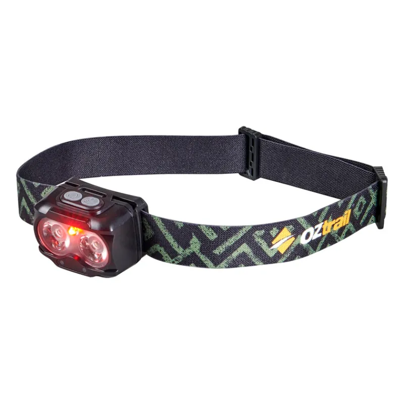 Headlamps<OZtrail Lumos FP200 Rechargeable Headlamp