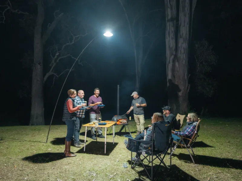 Campsite Lighting<OZtrail Lumos Stadium Light