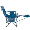 Chairs<OZtrail Monarch Arm Chair with Footrest - Blue