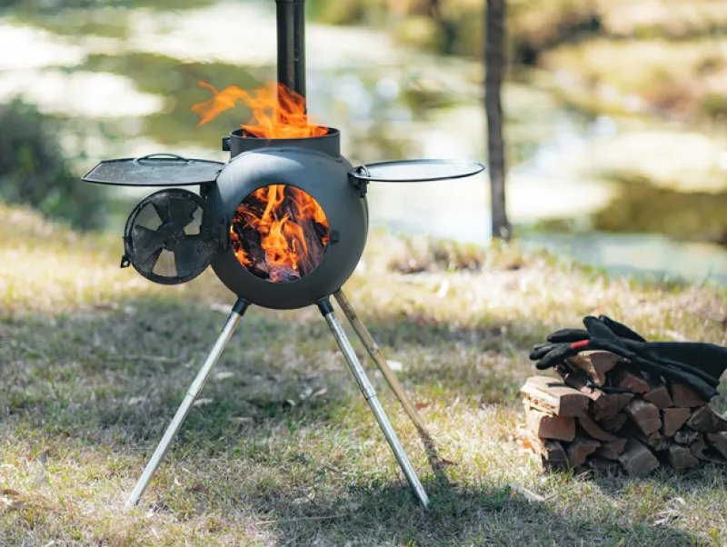 Series 2<Ozpig Series 2 Portable Wood Fire Stove