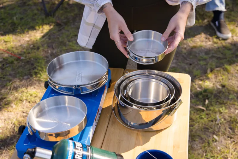 Pots & Pans<Campfire 6pc Stainless Steel Pot Set