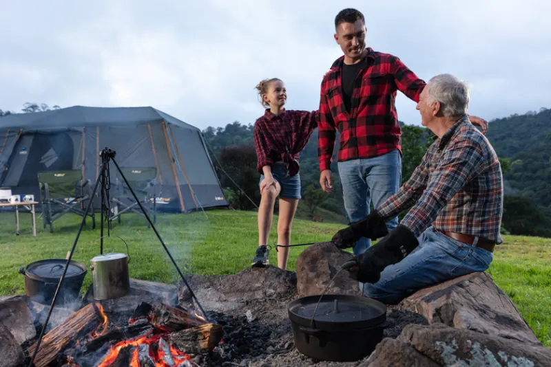 Camp Ovens<Campfire Protective Leather Gloves