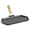 Pots & Pans<Campfire Rectangular Folding Frying Grill Pan