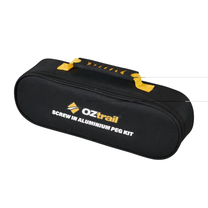 Pegs & Poles<OZtrail Screw-In Aluminium Peg Kit 22 Piece