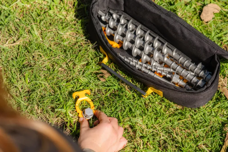 Pegs & Poles<OZtrail Screw-In Aluminium Peg Kit 22 Piece