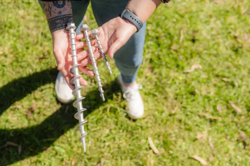 Pegs & Poles<OZtrail Screw-In Aluminium Peg Kit 22 Piece