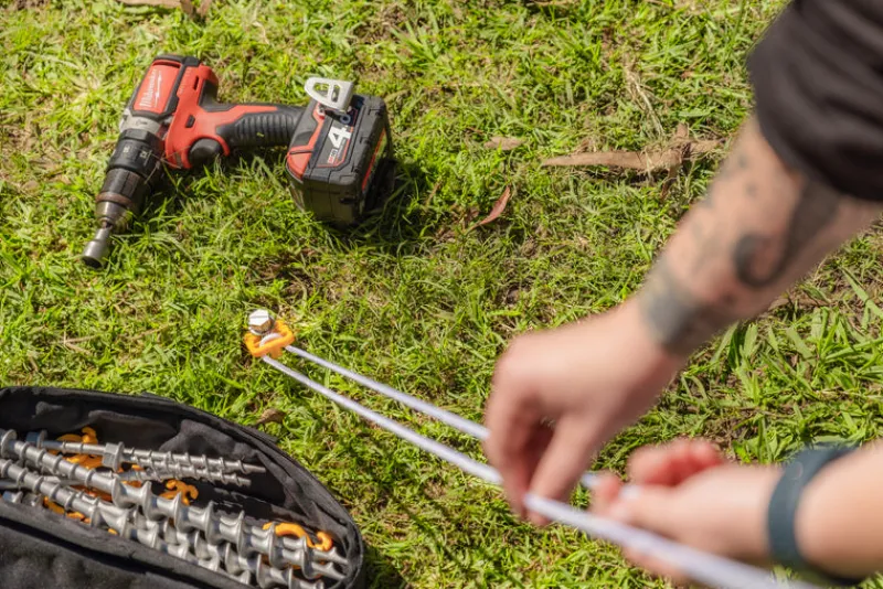 Pegs & Poles<OZtrail Screw-In Aluminium Peg Clips Medium Pack of 4