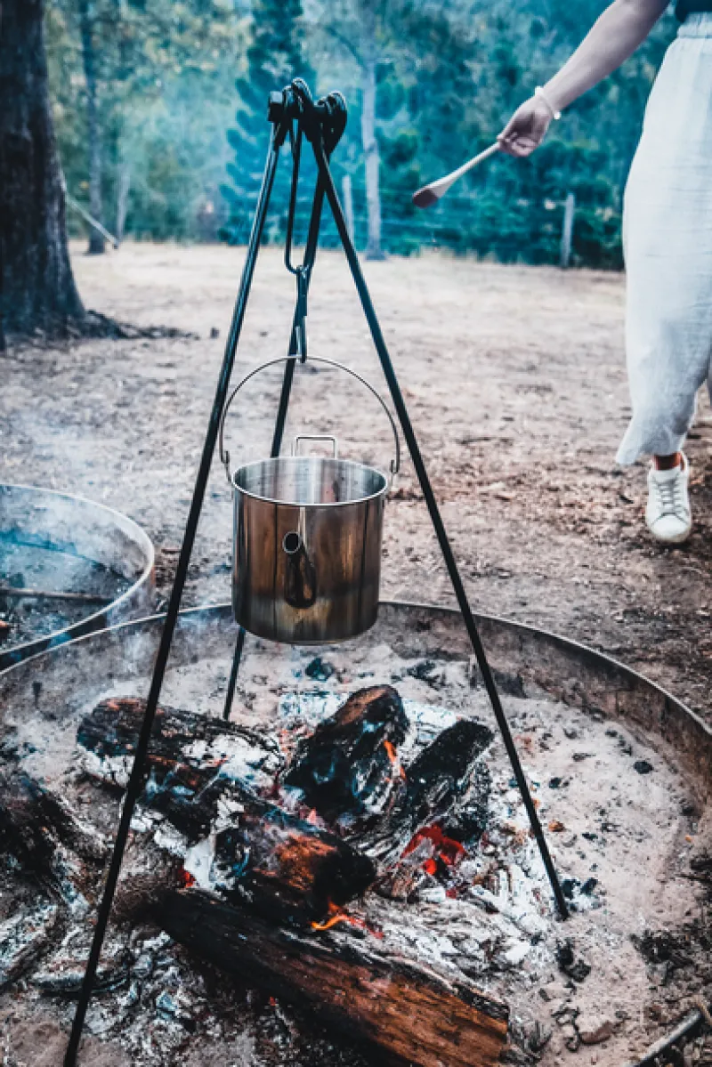 Camp Ovens<Campfire Tripod 1 Metre 9mm Steel