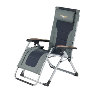 Chairs<OZtrail Ultralite Sun Lounge - Navy